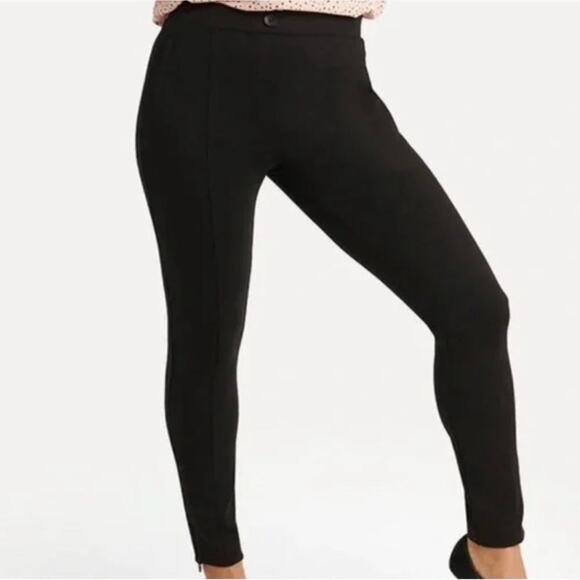 Betabrand Pants - Betabrand Yoga Dress Pants Stretch Mid Rise Slim Skinny Fit Small Black